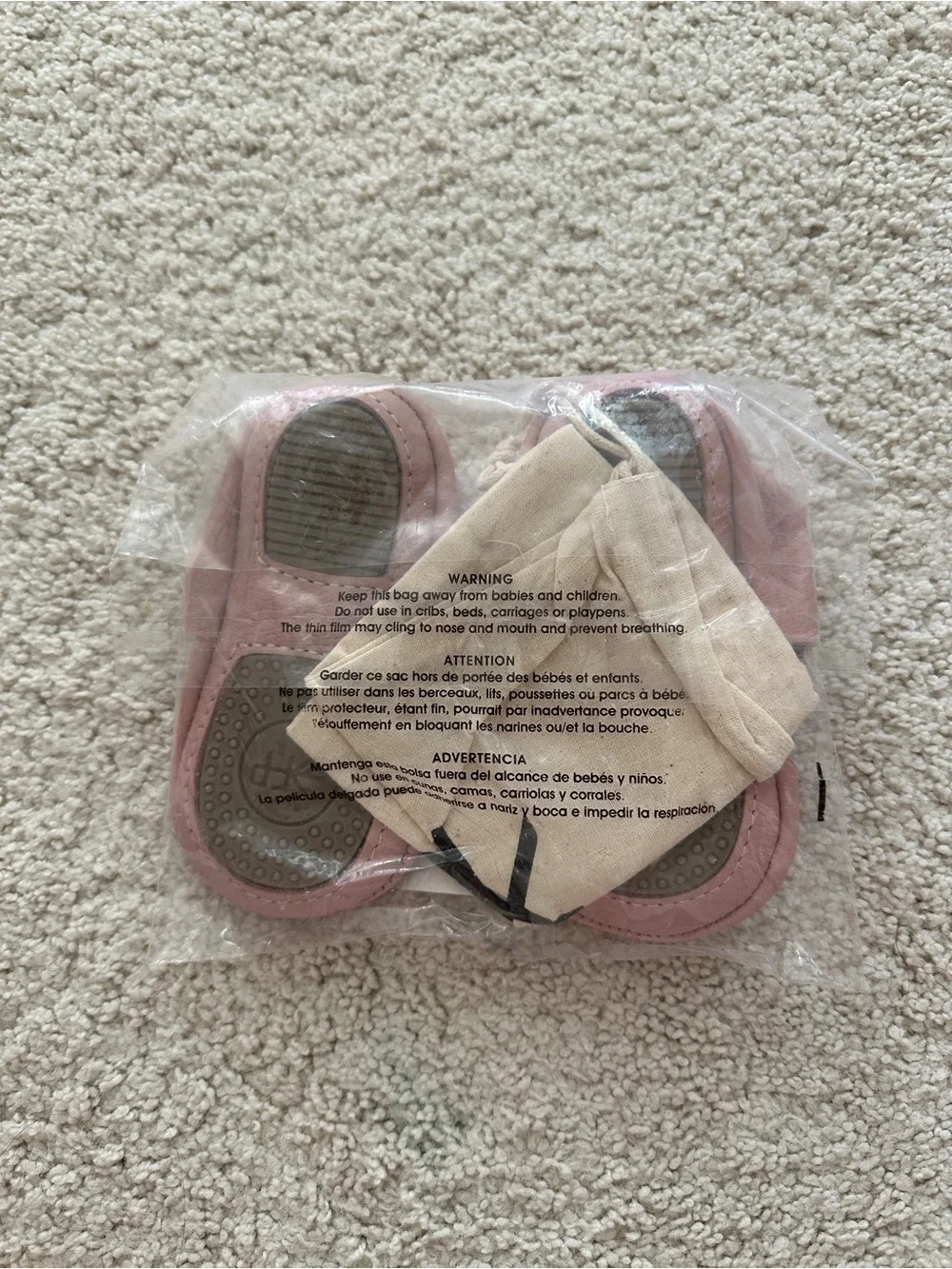 NWT Brand New Freshly Picked Blush Pink Mini Sole Bow Mocassins Size 6